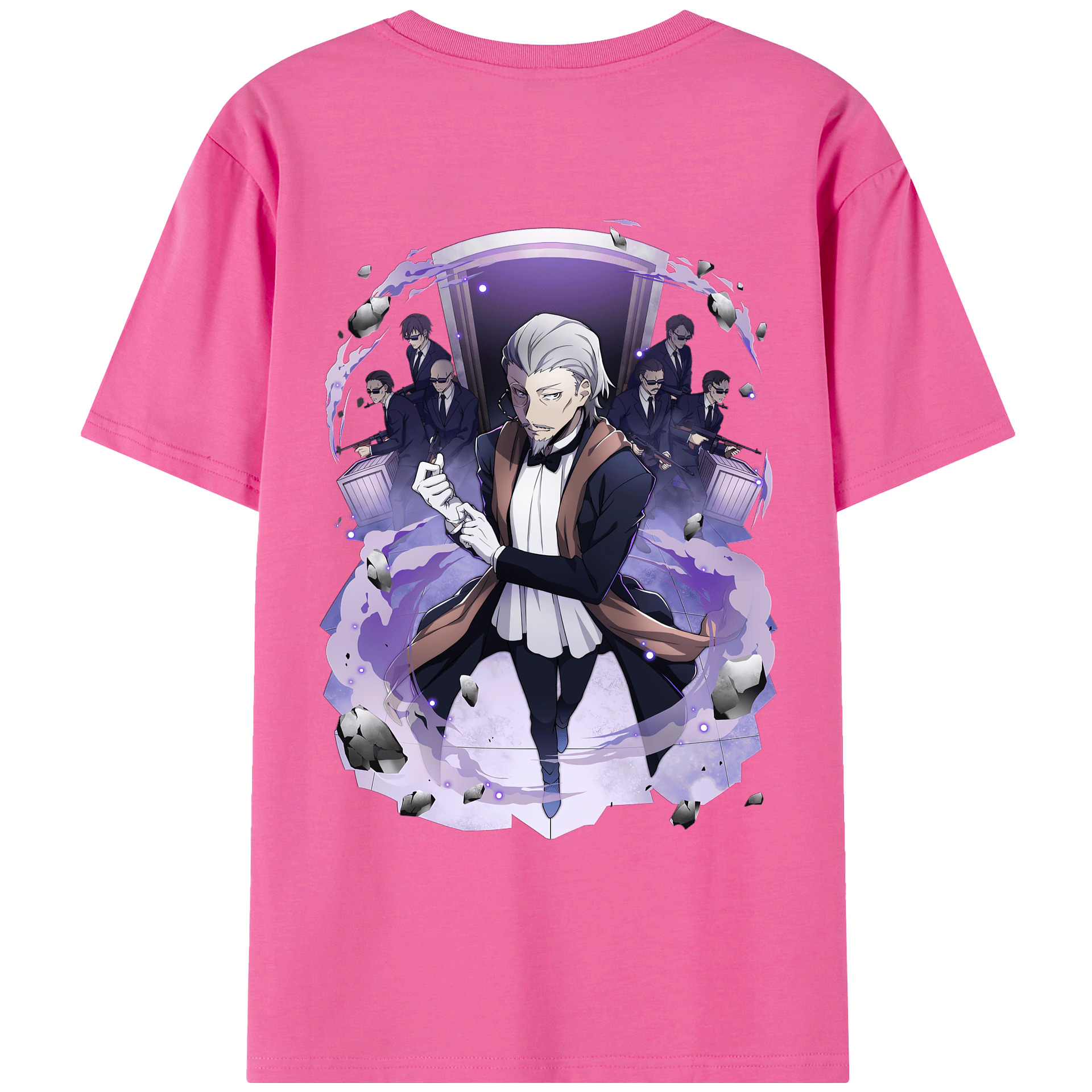 （画像用） 文豪ストレイドッグス Bungo Stray Dogs レディース半袖Tシャツ(バックプリント)